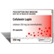 Cefalexin Lupin (cefalexin monohydrate 250mg) 20 Capsules/Pack