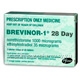 Brevinor 1 (Norethisterone (Norethindrone) and Ethinyloestradiol 1mg/35mcg) 84 Tablets/Pack