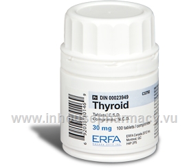 Erfa Thyroid 30mg 100 Tablets/Pack