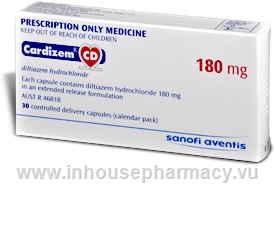 Cardizem CD 180mg 30 Capsules/Pack