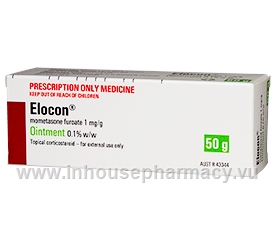 Elocon Ointment 0.1% 50g Tube by MSD