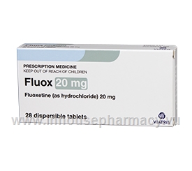 Fluox Dispersible (Fluoxetine 20mg) 28 Tablets/Pack