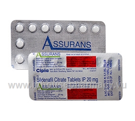 Assurans (Sildenafil Citrate 20mg) 15 Tablets/Strip