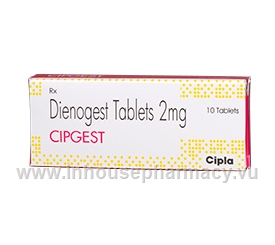 Cipgest (Dienogest 2mg) 10 Tablets/Pack
