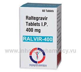 Ralvir-400 (Raltegravir 400mg) Tablets