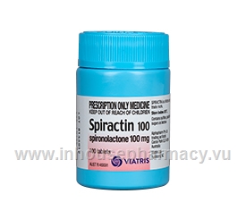 Spiractin 100 (Spironolactone) 100 Tablets/Pack