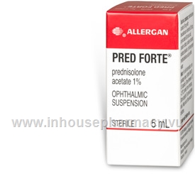 Pred Forte 1% Eye Drops (Prednisolone 10mg/ml) 5ml/Pack