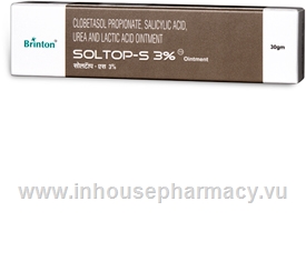 Soltop-S 3% Ointment (Clobetasol & Salicylic Acid) 30g/Pack
