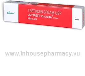 Atret 0.05% (Tretinoin) Cream 30gm/Tube