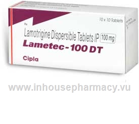 Lametec-100 DT (Lamotrigine 100mg) 100 Tablets/Pack