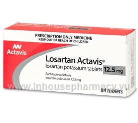 Losartan Actavis 12.5mg 84 Tablets/Pack