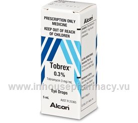 Tobrex Eye Drops Tobramycin 0 3 Inhousepharmacy Vu