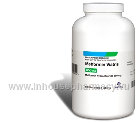 Metformin 850mg 500 Tablets/Pack by Mylan