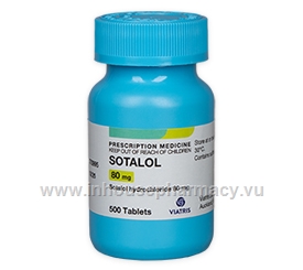 Sotalol 80 500 Tablets/Pack