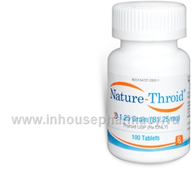 Nature-Throid 1.25 Grain - 100 Tabs/Bottle