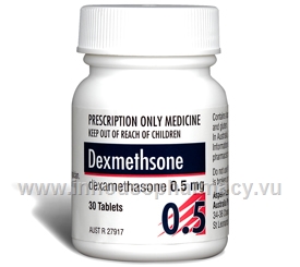 Dexmethasone 0.5mg 30 Tablets/Pack