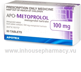 APO-Metoprolol 100mg 60 Tablets/Pack