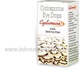 Cyclomune Eye Drops 0.05% (Cyclosporine) 3ml/Pack