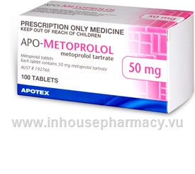APO-Metoprolol 50mg 100 Tablets/Pack