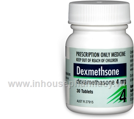 Dexmethsone (Dexamethasone) 4mg 30 Tablets/Pack