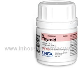 Erfa Thyroid 125mg 100 Tablets/Pack