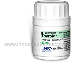 Erfa Thyroid 60mg 100 Tablets/Pack