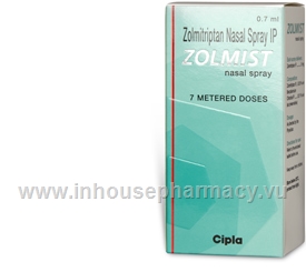 Zolmist Nasal Spray (Zolmitriptan 5mg) 0.7ml/Pack