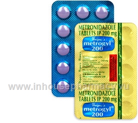 Metrogyl 200 (Metronidazole) 15 Tablets/Strip