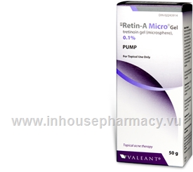 Retin-A 0.1% Micro Gel (Tretinoin) 50g Pump Pack