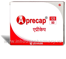 Aprecap 1 x 125mg & 2 x 80mg (Aprepitant) 3 Capsules/Pack