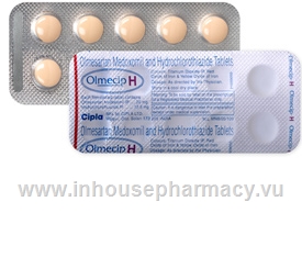 Olmecip H (Olmesartan and hydrochlorothiazide 20mg/12.5mg) 10 Tablets/Strip
