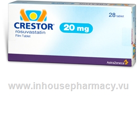 Crestor (Rosuvastatin 20mg) 28 Tablets/Pack (Turkish)