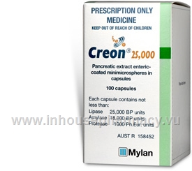 Creon 25000 (Pancreatic Enzymes ) 100 Capsules/Pack