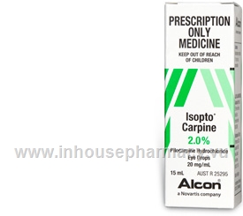 Isopto Carpine (Pilocarpine Hydrochloride 2%) Eye Drops 15ml/Pack