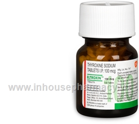 Eltroxin Thyroxine Sodium 100mcg Inhousepharmacy Vu