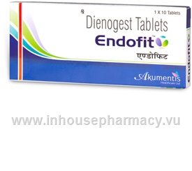 Endofit (Dienogest 2mg) 10 Tablets/Pack