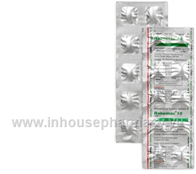 Rabemac (Rabeprazole 10mg) 10 Tablets/Strip