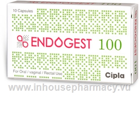 Endogest 100 (Progesterone 100mg) 10 Capsules/Strip