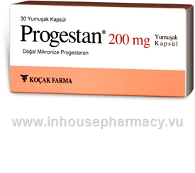 Progestan (Progesterone 200mg) 30 Capsules/Pack