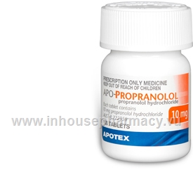APO-Propranolol (Propranolol 10mg) 100 Tablets/Pack