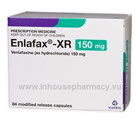 Enlafax XR (Venlafaxine 150mg) 84 Capsules/Pack