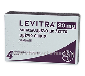 Levitra (Vardenafil 20mg) 4 Tablets/Pack