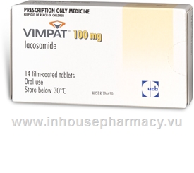 Vimpat (Lacosamide 100mg) 14 Tablets/Pack