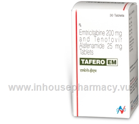 Tafero-EM (Emtricitabine & Tenofovir Alafenamide 200mg/25mg) Tablets
