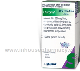 Curam (Amoxycillin and Clavulanic Acid 250mg/5ml) Oral Suspension