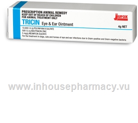 Tricin Ear & Eye Ointment 4g