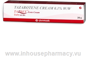 Tazret Forte (Tazarotene 0.1%) Cream 20g/Tube