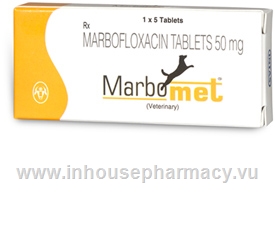 Marbomet (Marbofloxacin 50mg) 5 Tablets/Pack