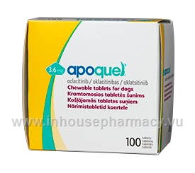 Apoquel (Oclacitinib 3.6mg) 100 Tablets/Pack