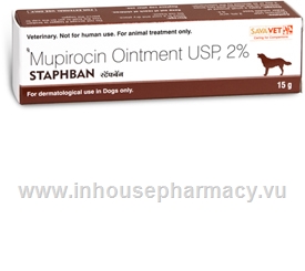 Staphban (Mupirocin 2%) Ointment 15g/Tube for Dogs